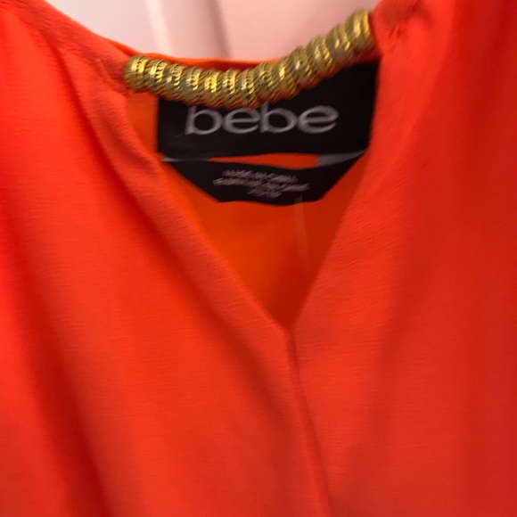 Bebe Ruffle Silk Top - Picture 3 of 5